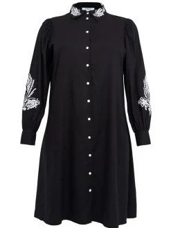 YOEK Damen Kleid in schwarz