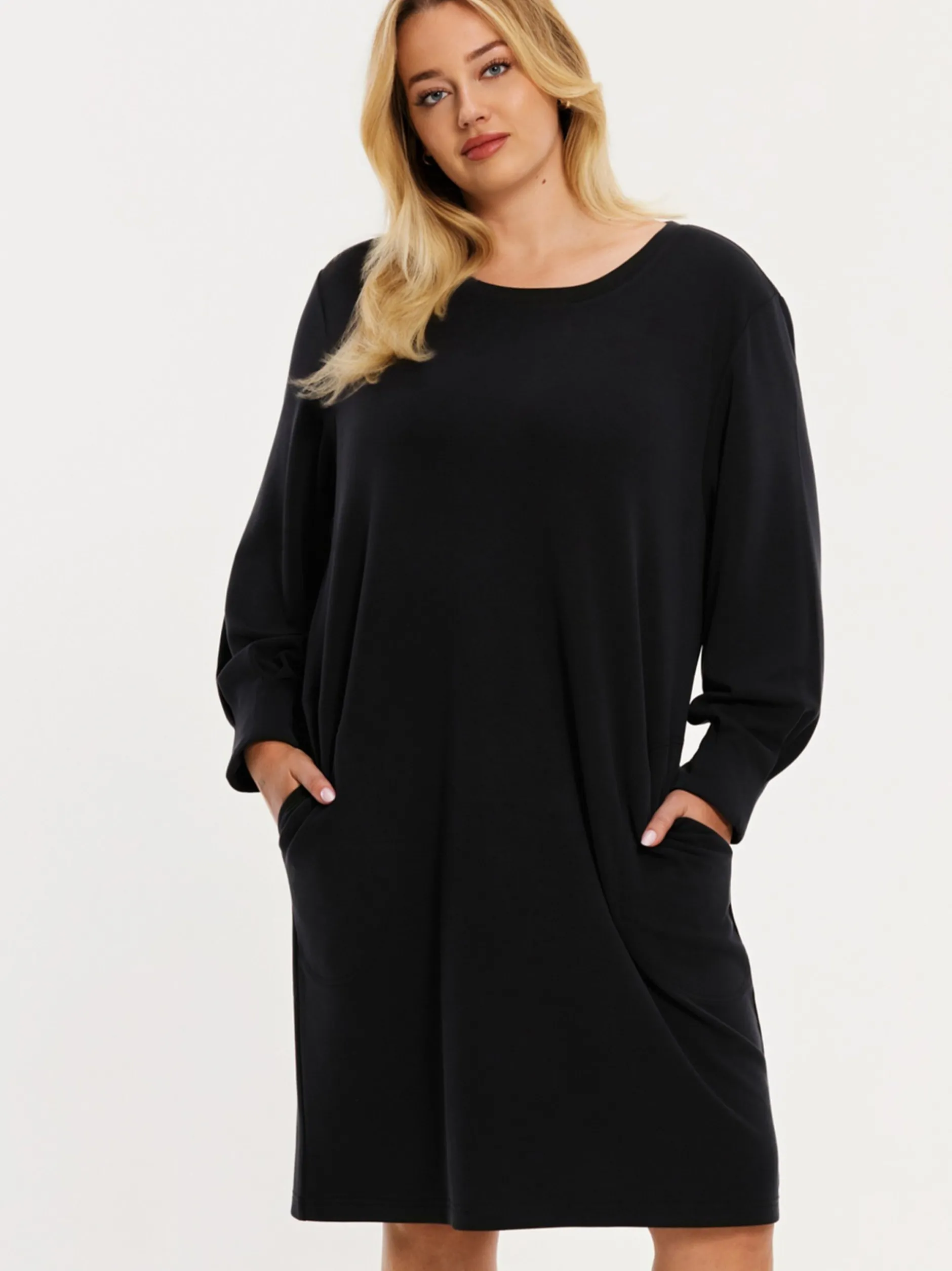 YOEK Damen Kleid in schwarz