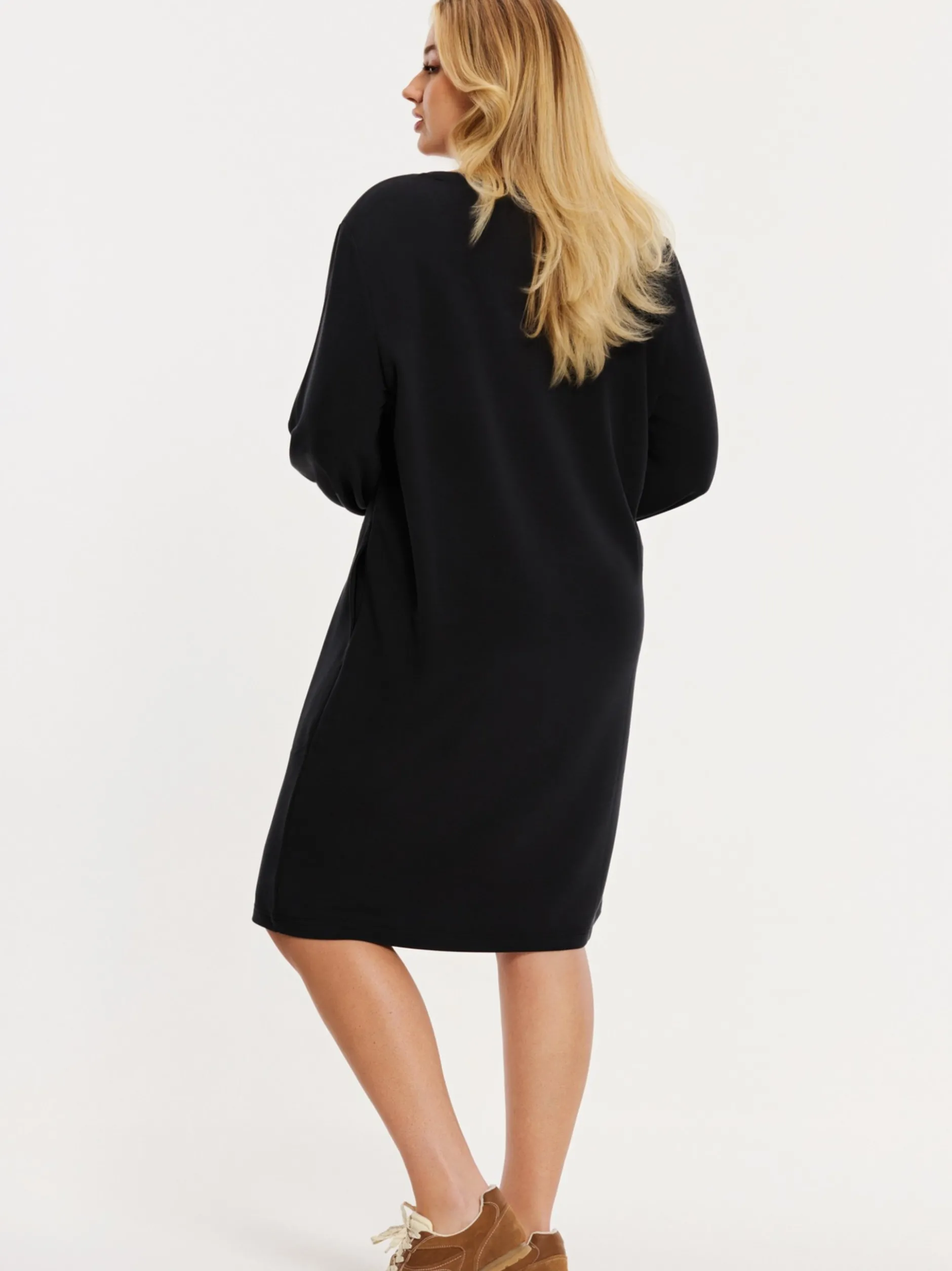 YOEK Damen Kleid in schwarz