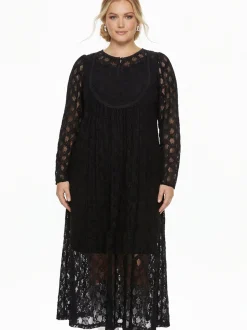 YOEK Damen Kleid in schwarz