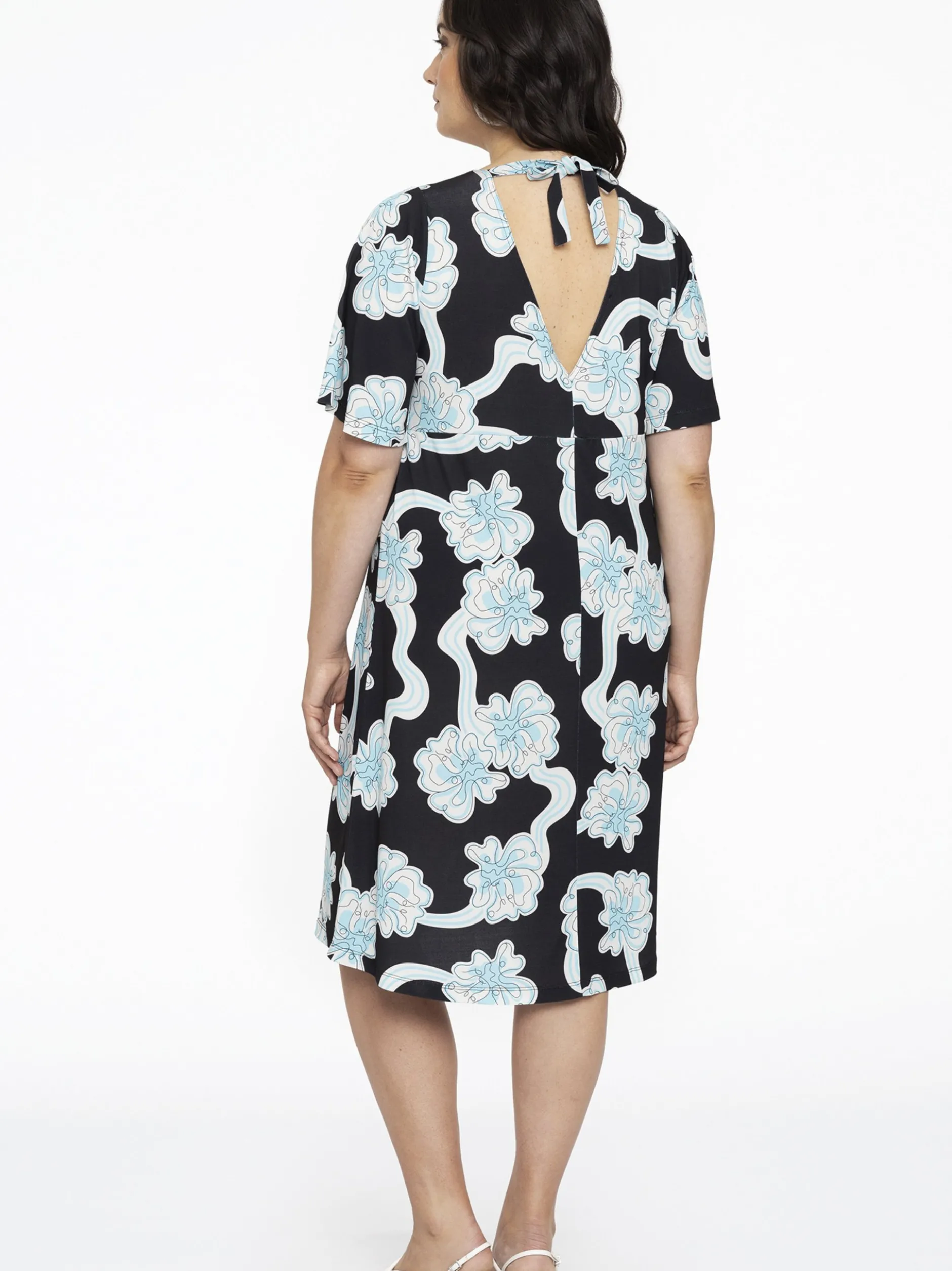 YOEK Damen Kleid in schwarz