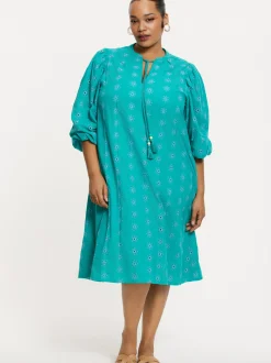 YOEK Damen Kleid in türkis