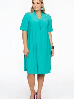 YOEK Damen Kleid in türkis
