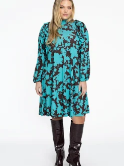 YOEK Damen Kleid in türkis