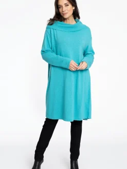 YOEK Damen Kleid in türkis
