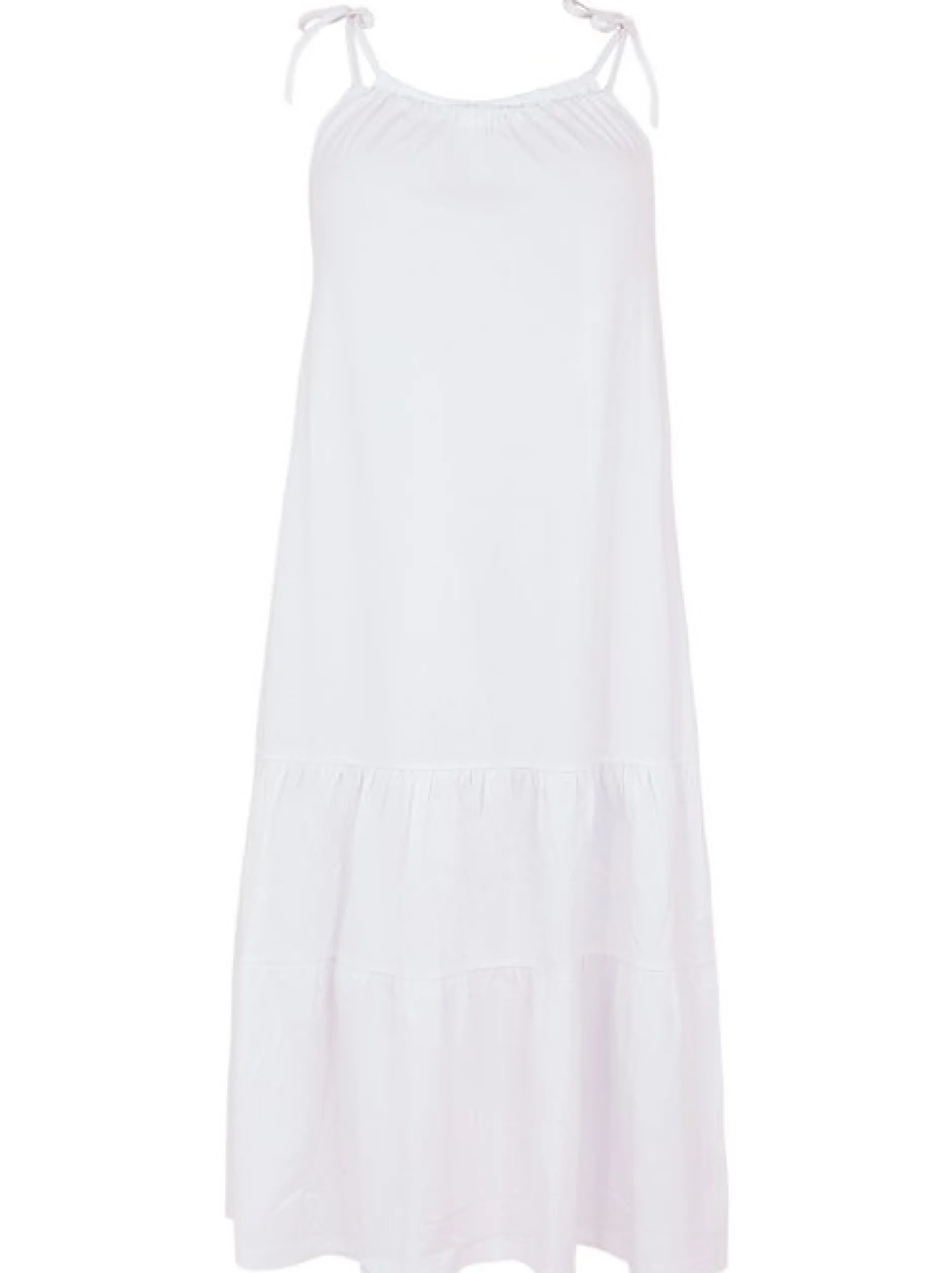 YOEK Damen Kleid in weiß