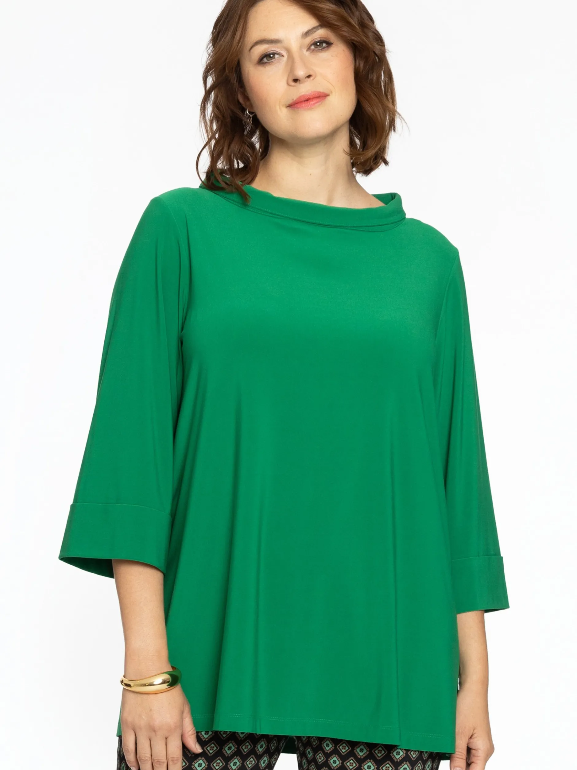YOEK Damen Langarmshirt in grün
