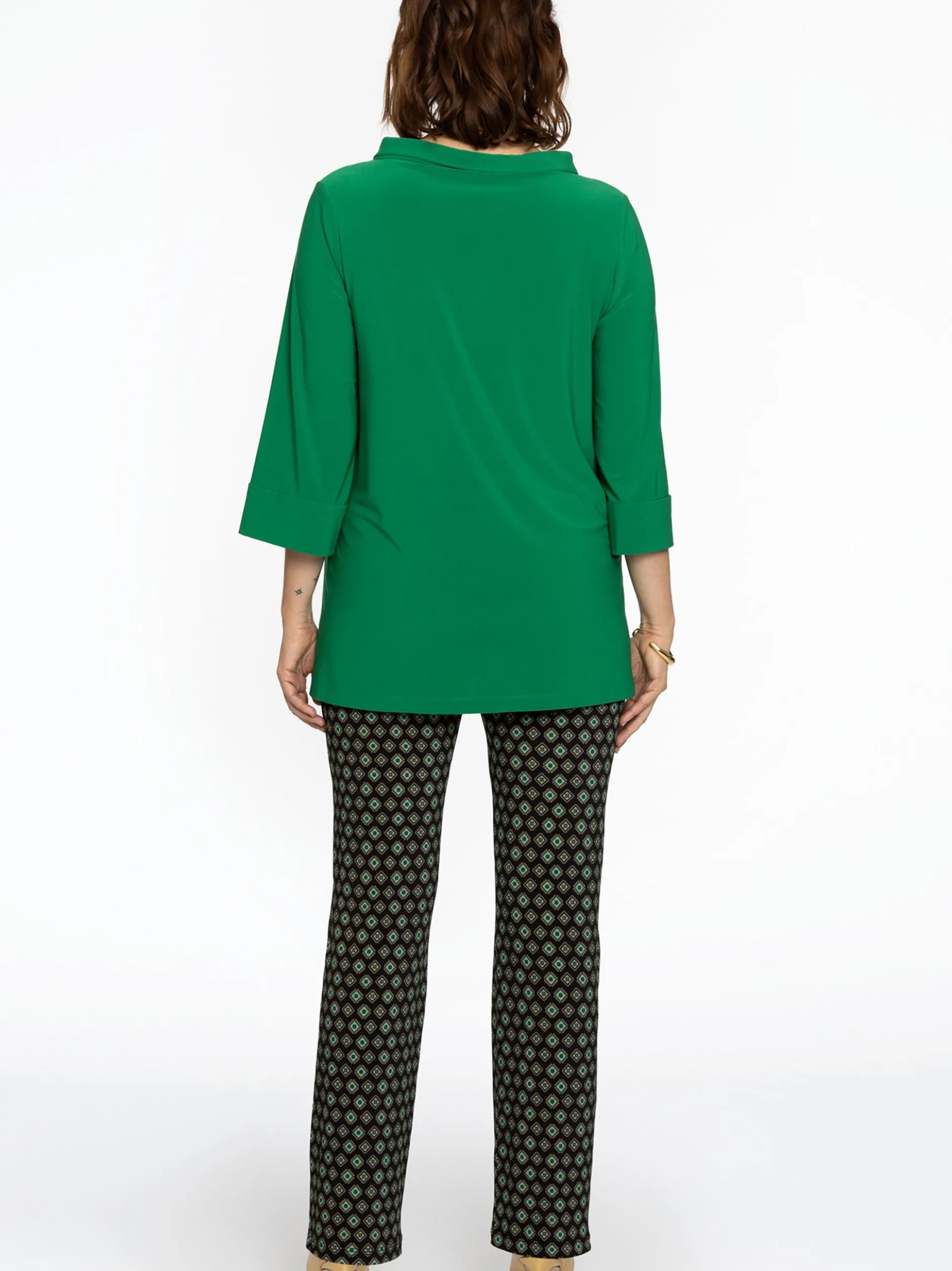YOEK Damen Langarmshirt in grün