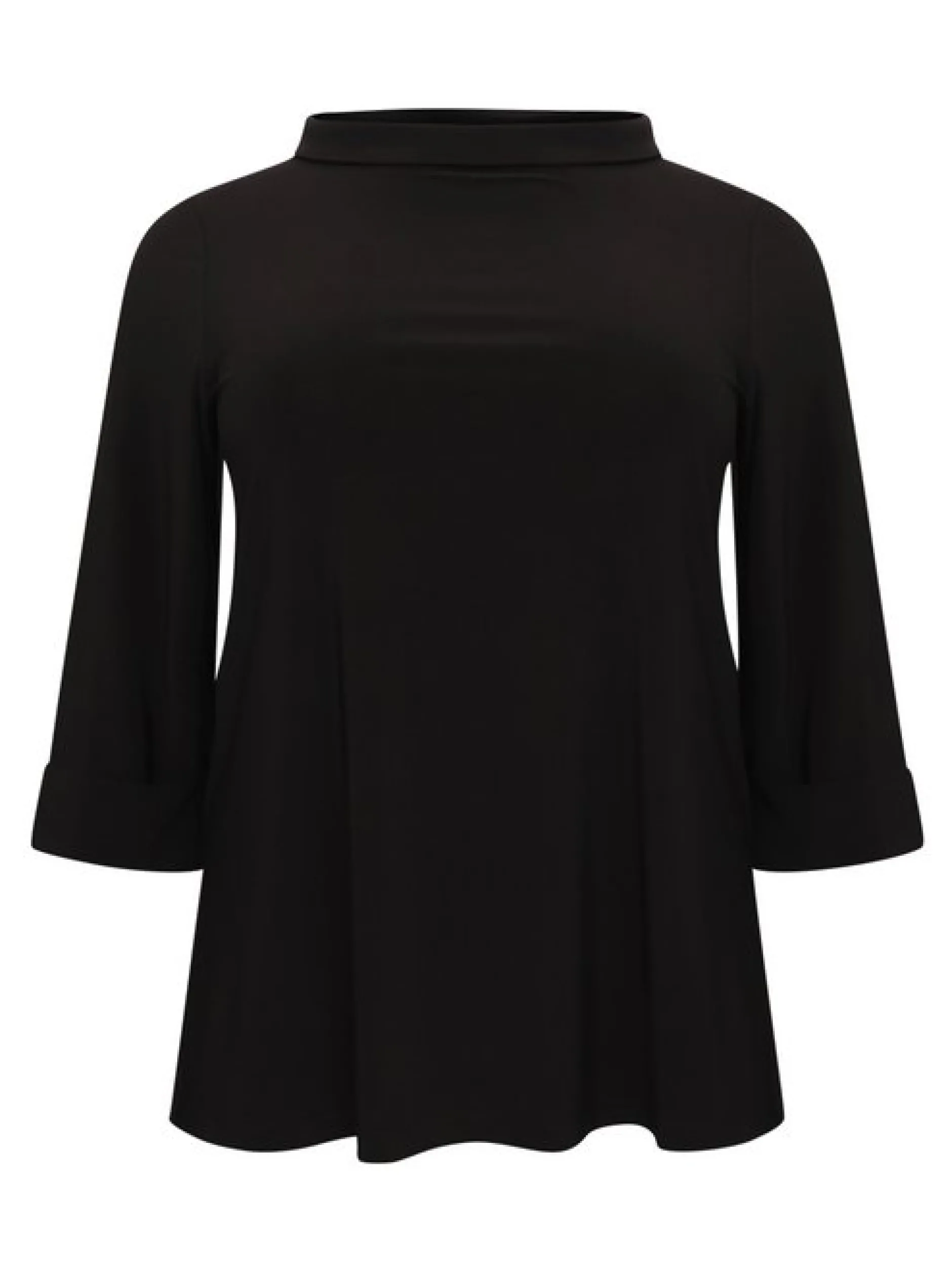 YOEK Damen Langarmshirt in schwarz