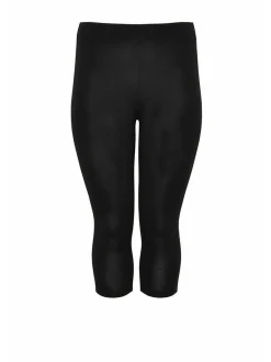 YOEK Damen 7/8 Leggings in schwarz