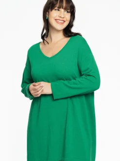YOEK Damen Pullover in grün