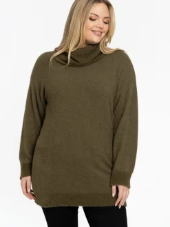 YOEK Damen Pullover in grün