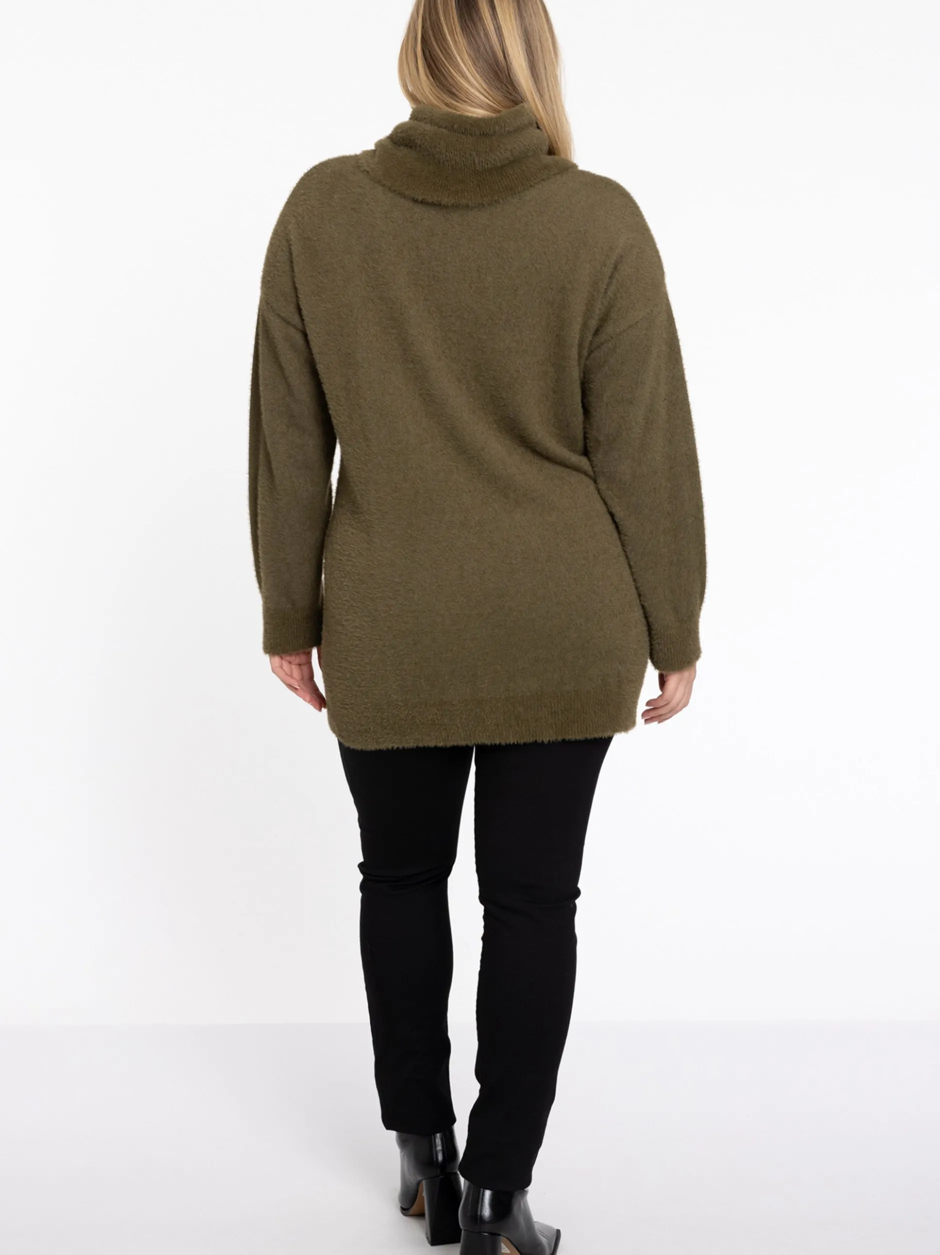 YOEK Damen Pullover in grün