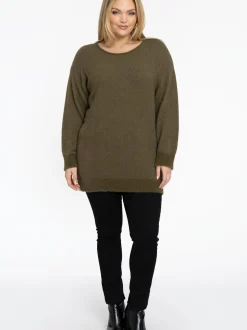 YOEK Damen Pullover in grün