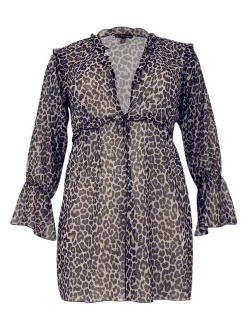 YOEK Damen Strickjacke in grau