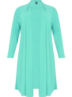 YOEK Damen Strickjacke in türkis