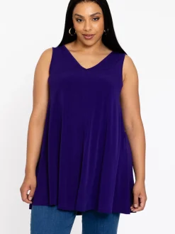 YOEK Damen Top in lila
