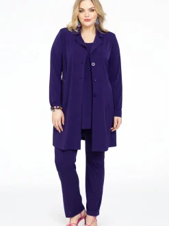 YOEK Damen Top in lila