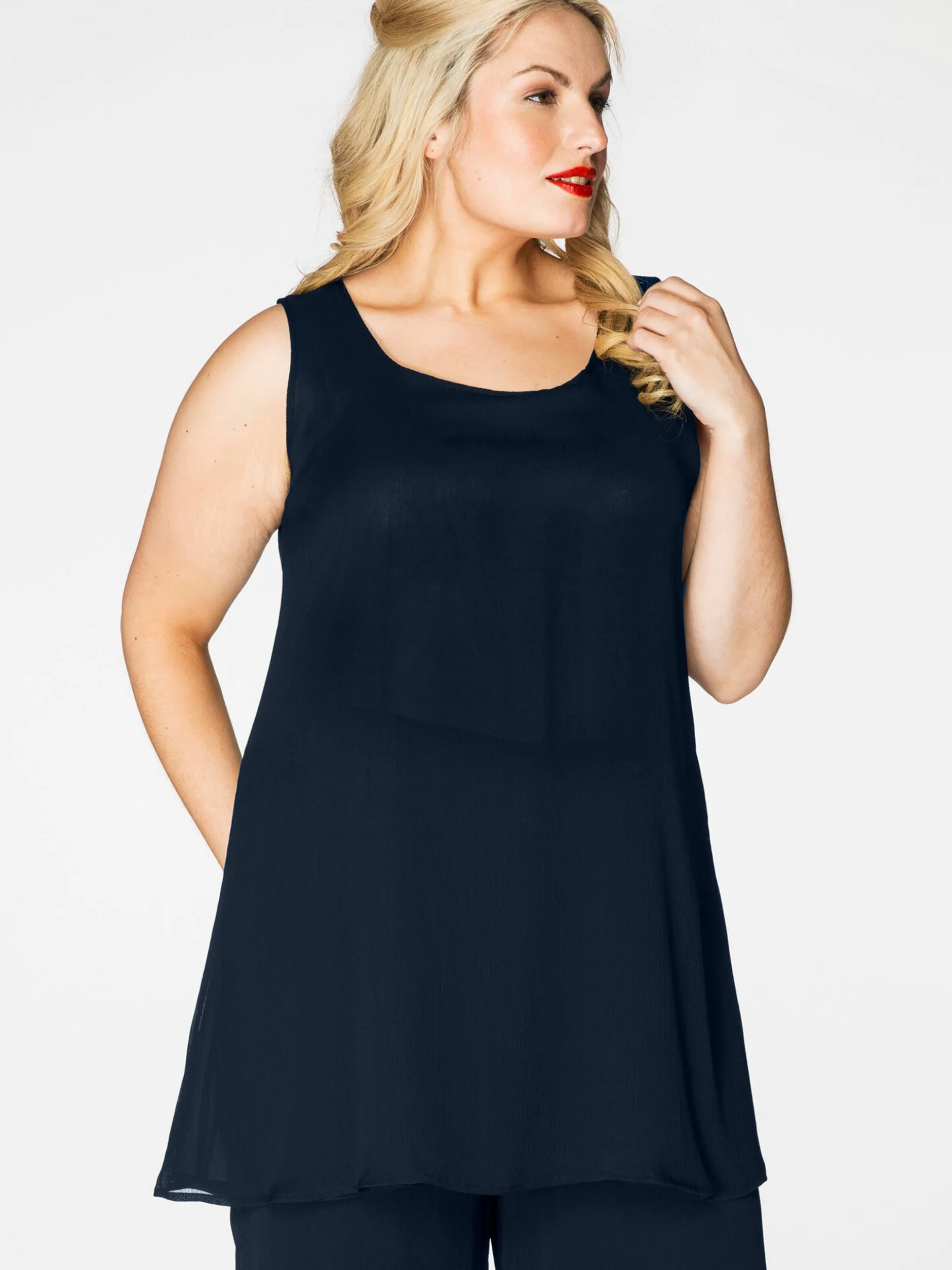 YOEK Damen Top in marine