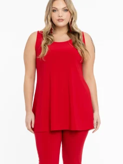 YOEK Damen Top in rot
