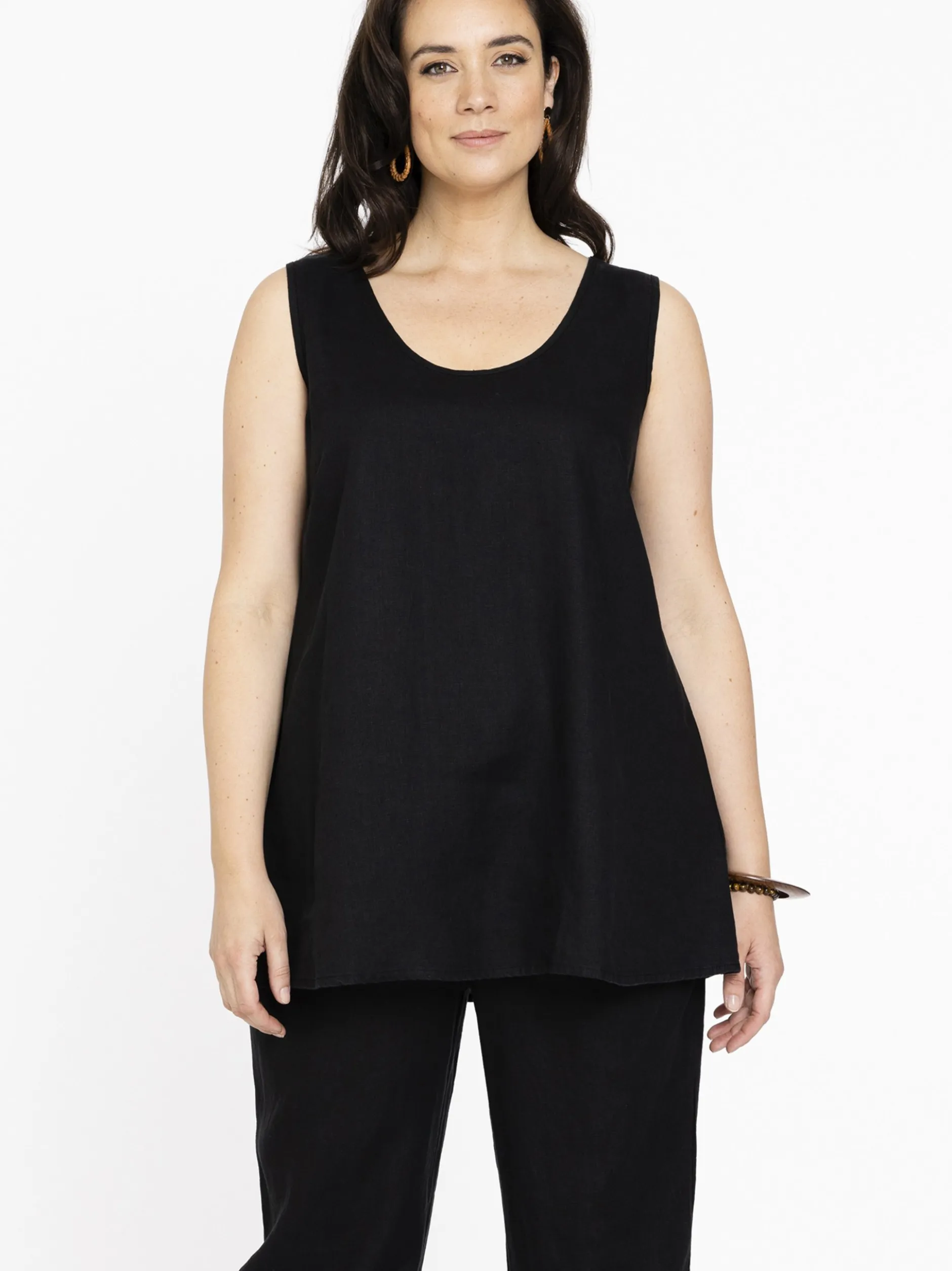 YOEK Damen Top in schwarz