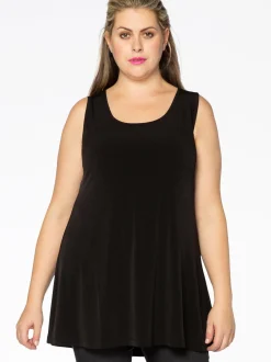 YOEK Damen Top in schwarz