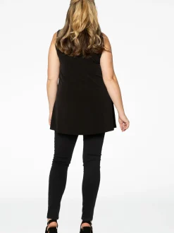 YOEK Damen Top in schwarz