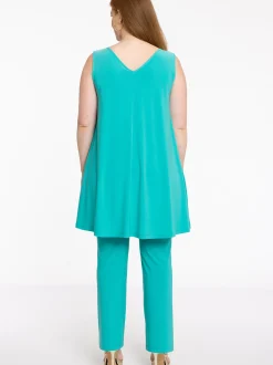 YOEK Damen Top in türkis