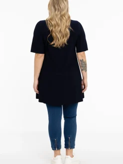 YOEK Damen T-Shirt in blau