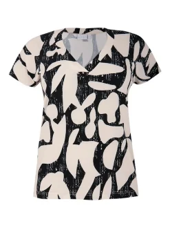 YOEK Damen T-shirt in ecru