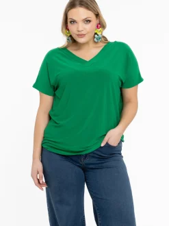 YOEK Damen T-Shirt in grün