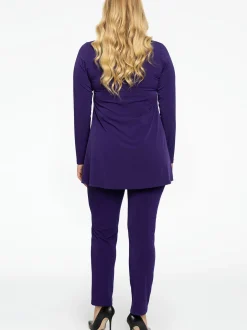 YOEK Damen T-Shirt in lila