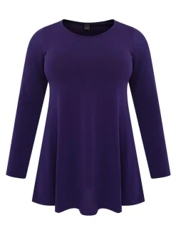 YOEK Damen T-Shirt in lila