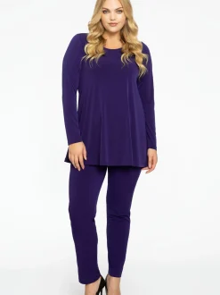 YOEK Damen T-Shirt in lila