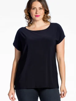 YOEK Damen T-shirt in marine