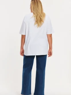 YOEK Damen T-shirt in weiß