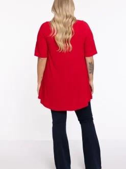 YOEK Damen Tunika in rot