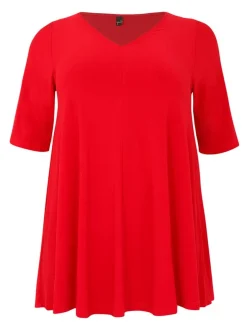 YOEK Damen Tunika in rot