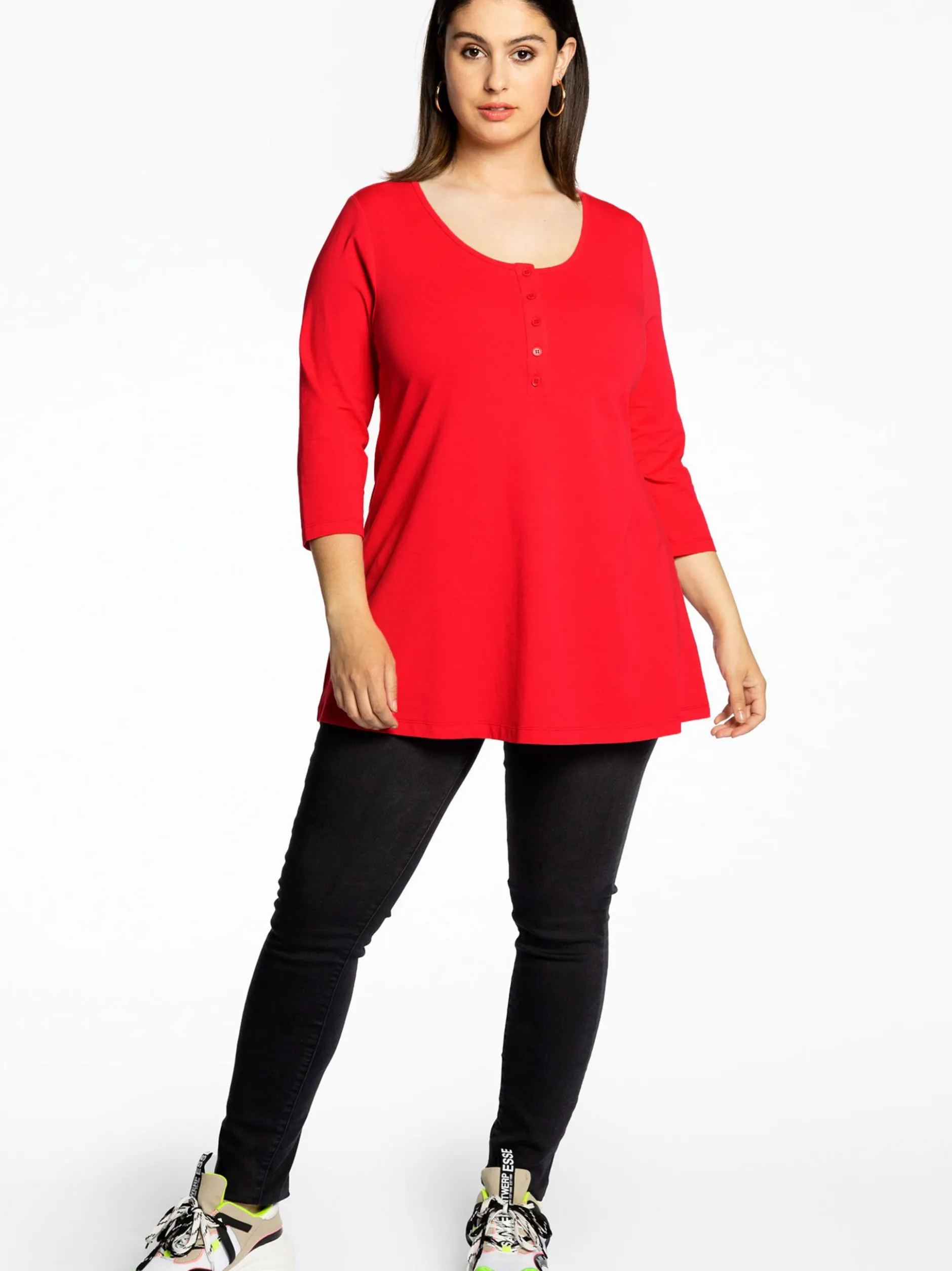 YOEK Damen Tunika in rot