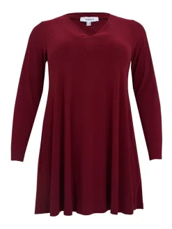 YOEK Damen Tunika in rot
