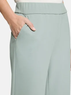 zero Damen Basic-Hose in mint blau