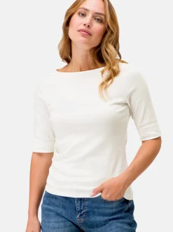 zero Damen Basic in weiß