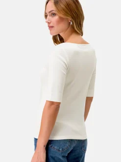 zero Damen Basic in weiß