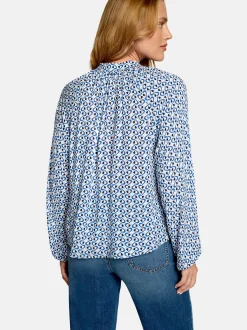 zero Damen Bluse in mehrfarbig