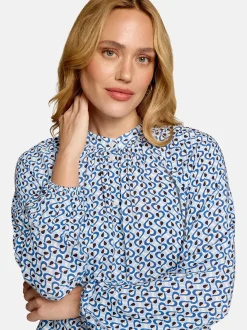 zero Damen Bluse in mehrfarbig