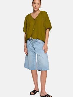 zero Damen Bluse in tanne