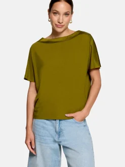 zero Damen Blusenshirt in erbse