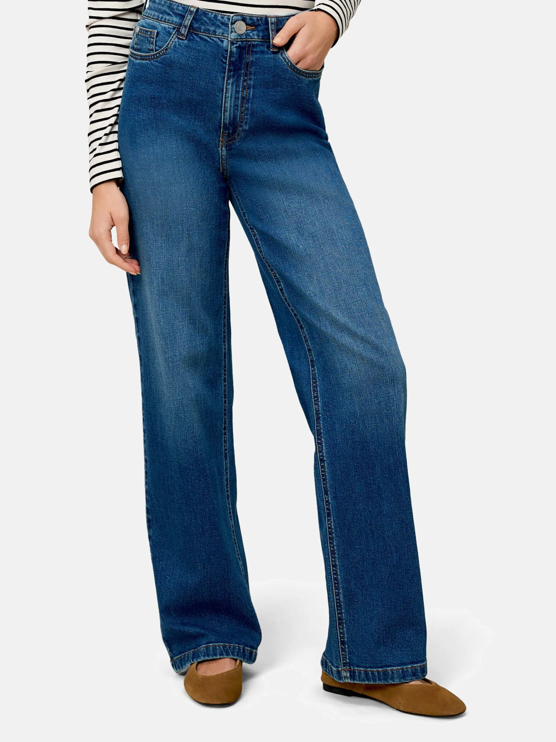 zero Damen Jeans in denim