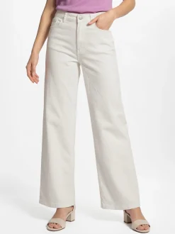 zero Damen Jeans in weiß - Länge: lang