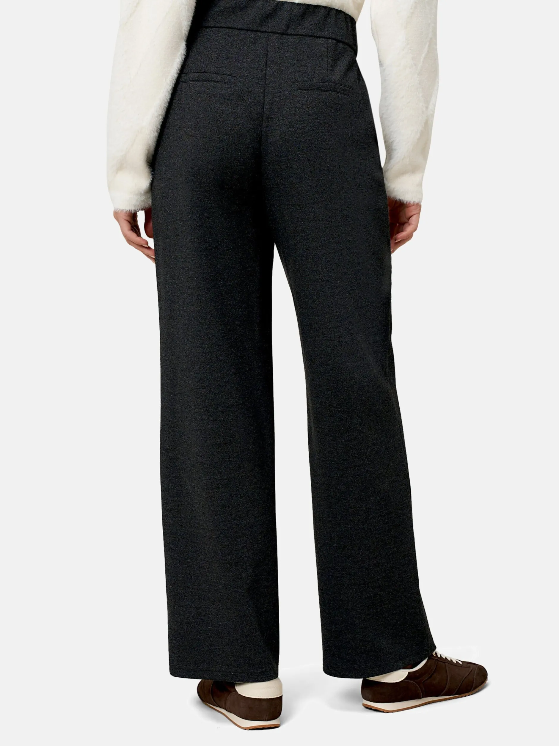 zero Damen Jerseyhose in schwarz grau